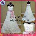 KB13054 Vestido de noiva sem alças com tafetá